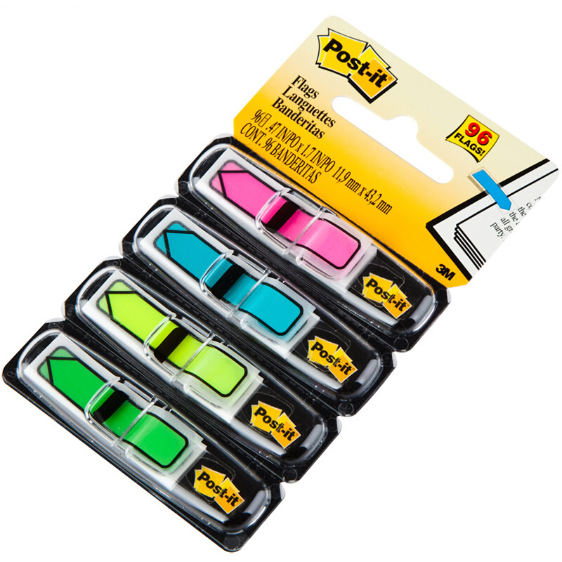 3M（Post-it） 684-ARR4 箭頭指示標(biāo)簽/報(bào)事貼 24片*4色/包_http://www.bzsa.cn/img/images/C201902/1551164401981.jpg