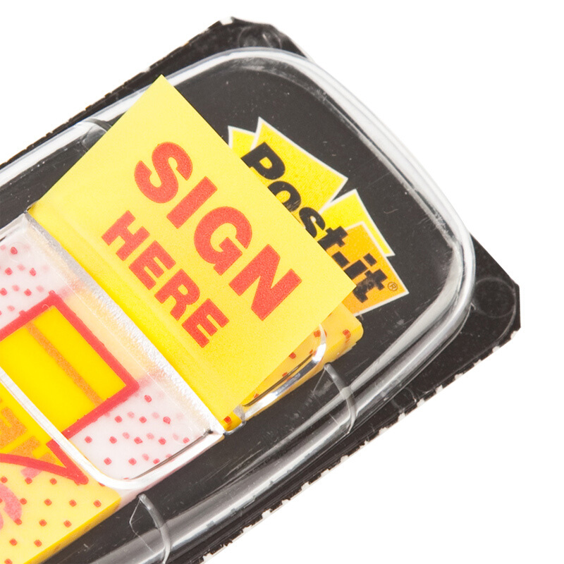 3M（Post-it） 680-SH2 指示標(biāo)簽/簽名標(biāo)簽/箭頭提示標(biāo)簽 25.4*43.2mm 100張/卡_http://www.bzsa.cn/img/images/C201902/1551166120620.jpg