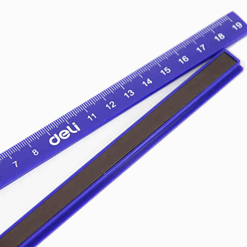 得力（deli） 7850  磁條 20mm量程直尺 白板尺 磁性直尺 顏色隨機(jī)
