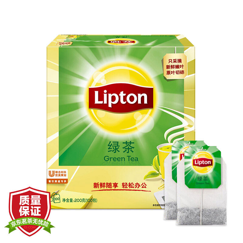 立頓（Lipton） 茶葉 100包200g 袋泡茶茶包(綠茶)
