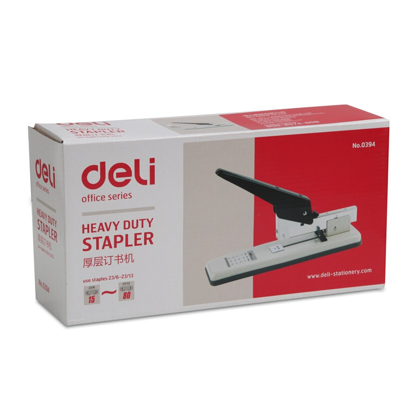 得力（deli） 0394  80頁厚層訂書機(jī) 236 2313 灰色_http://www.bzsa.cn/img/images/C201903/1551777280854.jpg