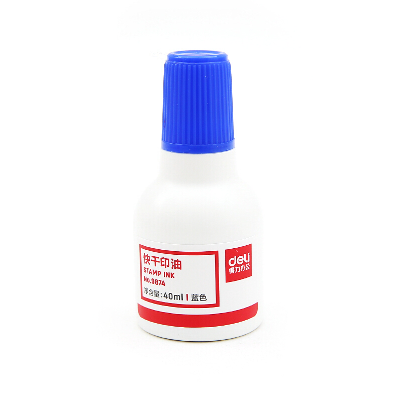 得力（deli） 9874  原子快干印油 印泥 40ml(藍(lán)色)_http://www.bzsa.cn/img/images/C201903/1552008156341.jpg