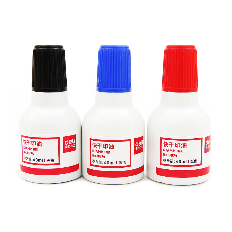 得力（deli） 9874  原子快干印油 印泥 40ml(藍(lán)色)_http://www.bzsa.cn/img/images/C201903/1552008156372.jpg