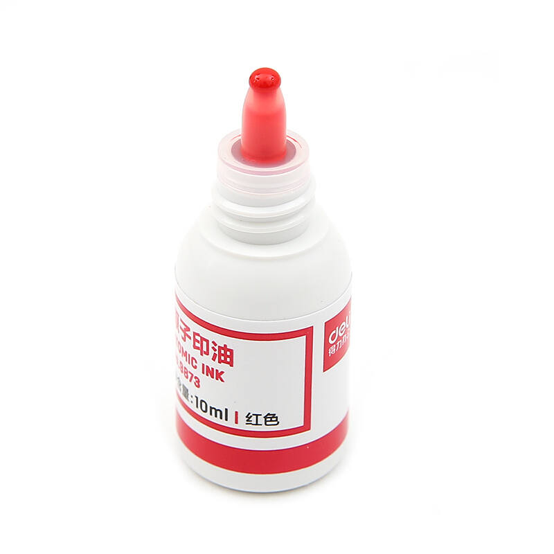 得力（deli） 9873 原子快干印油 印泥 10ml(紅色)_http://www.bzsa.cn/img/images/C201903/1552008400000.jpg