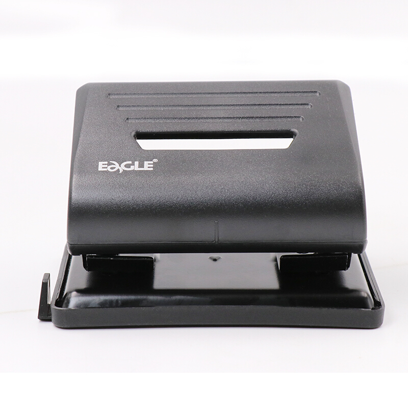 益而高（Eagle） 837 二孔打孔機 辦公型打孔器帶刻度(黑色)_http://www.bzsa.cn/img/images/C201903/1552009344749.jpg