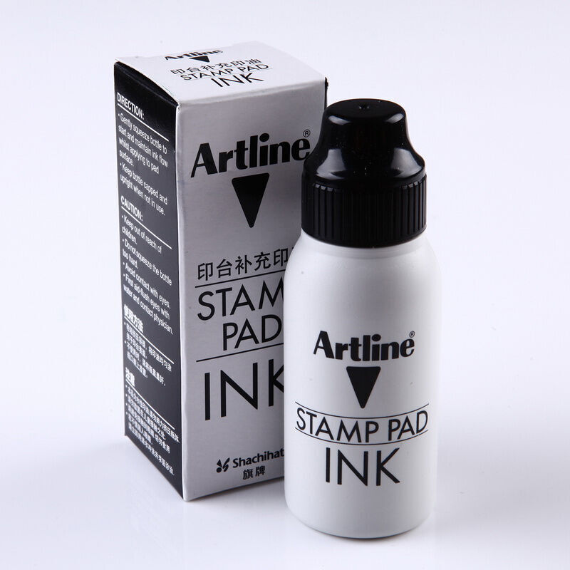 旗牌（Artline） 雅麗ESA-2N 辦公印臺(tái)補(bǔ)充印油50ml(黑色)_http://www.bzsa.cn/img/images/C201903/1552013009926.jpg