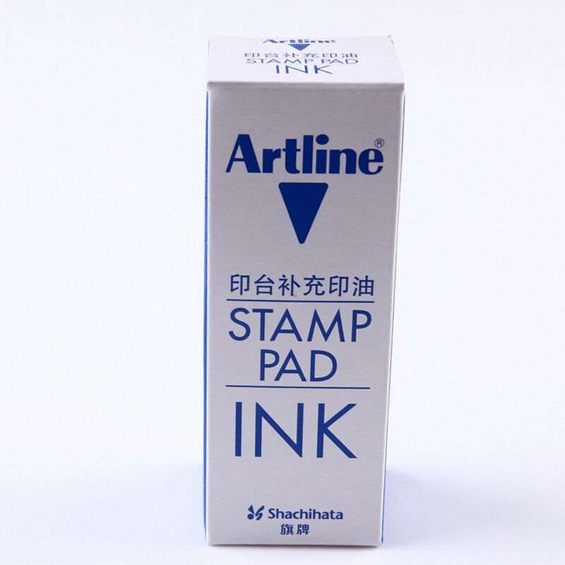 旗牌（Artline） 雅麗ESA-2N 辦公印臺補(bǔ)充印油50ml(藍(lán)色)_http://www.bzsa.cn/img/images/C201903/1552013074402.jpg