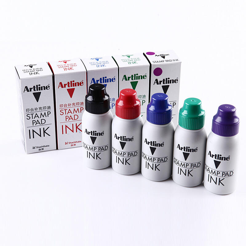 旗牌（Artline） 雅麗ESA-2N 辦公印臺補(bǔ)充印油50ml(藍(lán)色)_http://www.bzsa.cn/img/images/C201903/1552013074423.jpg