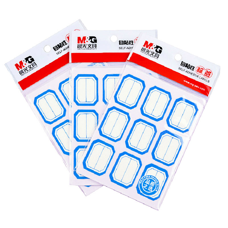 晨光（M&G） 自粘性標(biāo)簽 空白不干膠貼紙 (YT-11 10張*9枚/包)_http://www.bzsa.cn/img/images/C201903/1552022672525.jpg