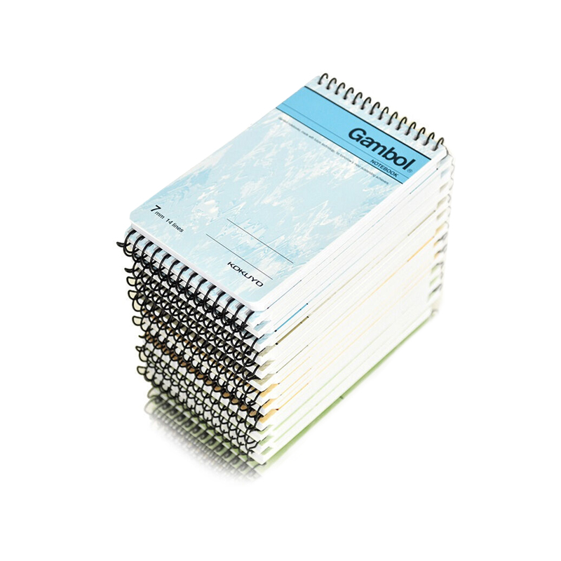渡邊（Gambol） SA7506 螺旋豎翻筆記本 A7/50頁 24本/包 (本)_http://www.bzsa.cn/img/images/C201903/1552284213894.jpg