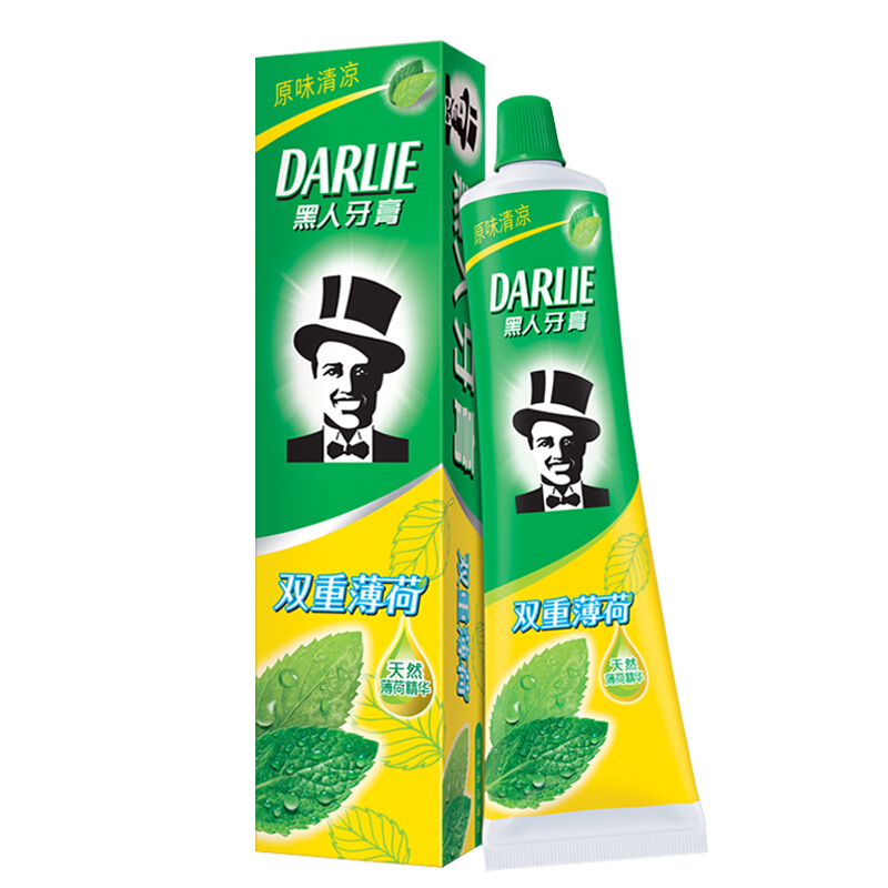 黑人（DARLIE） 雙重薄荷  牙膏 90g_http://www.bzsa.cn/img/images/C201903/1552294417746.jpg