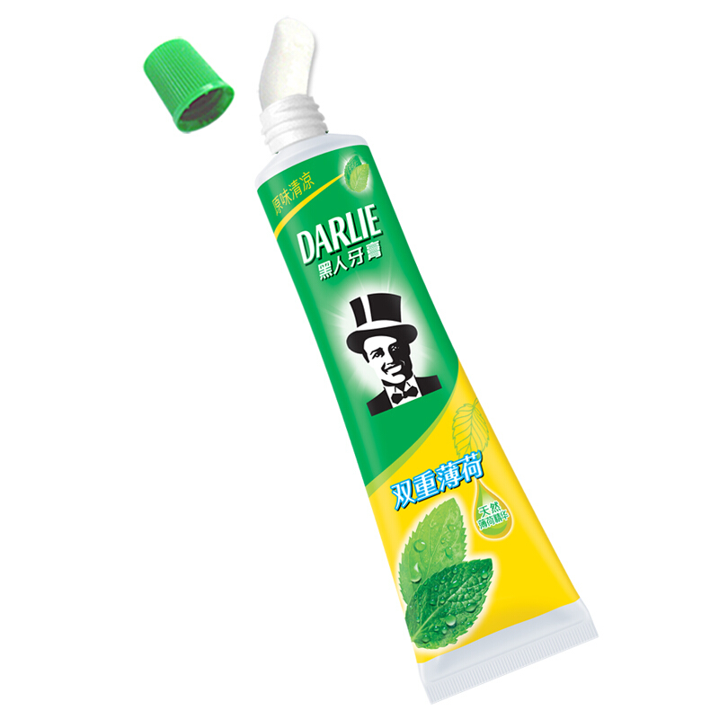 黑人（DARLIE） 雙重薄荷  牙膏 90g_http://www.bzsa.cn/img/images/C201903/1552294431782.jpg