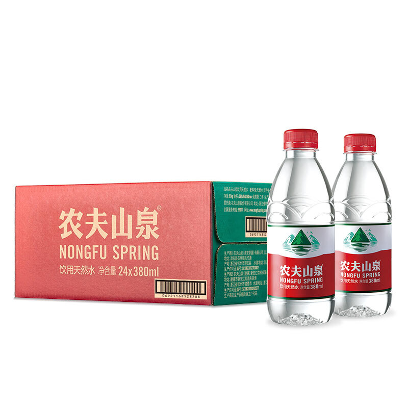 農(nóng)夫山泉（NONGFU SPRING） 380ml  飲用天然水 1*24瓶 整箱_http://www.bzsa.cn/img/images/C201903/1552381569684.jpg