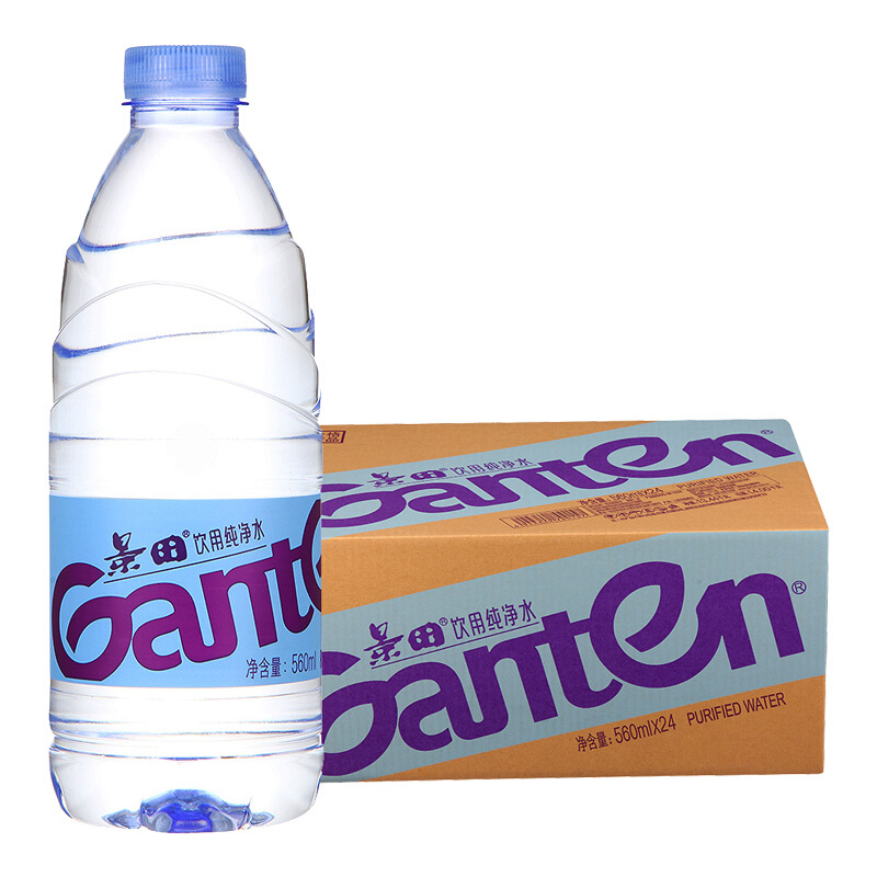 景田（ ganten） 560ml*24瓶 純凈水 整箱_http://www.bzsa.cn/img/images/C201903/1552383171342.jpg