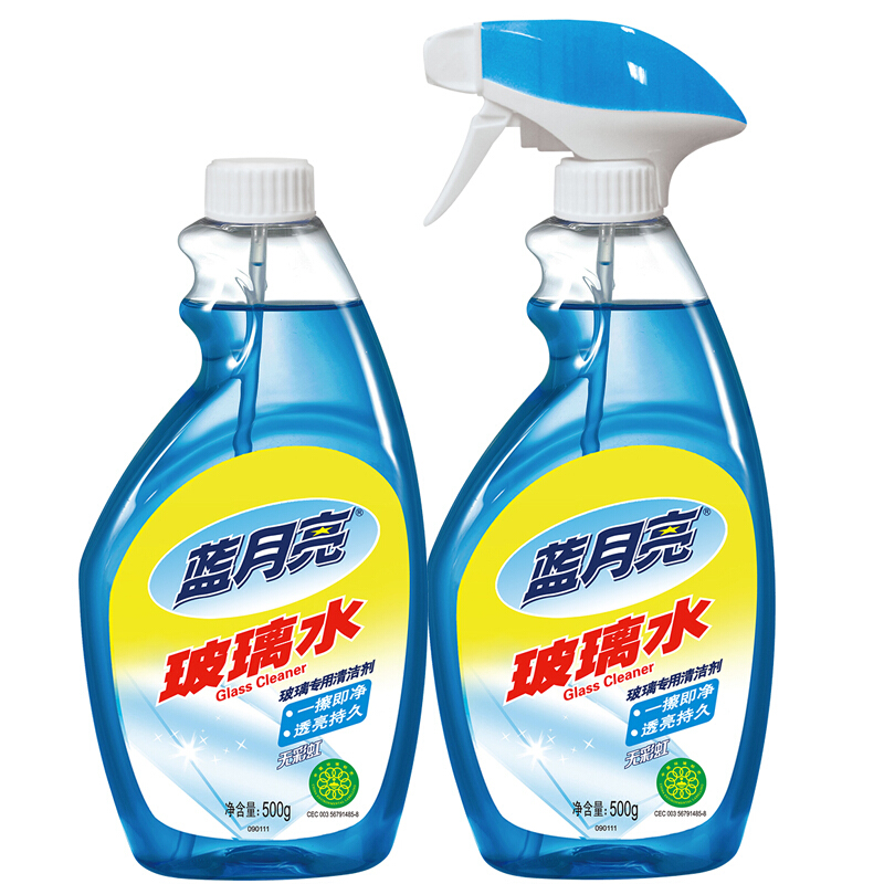 藍(lán)月亮玻璃水500g+玻璃水瓶補(bǔ)500g