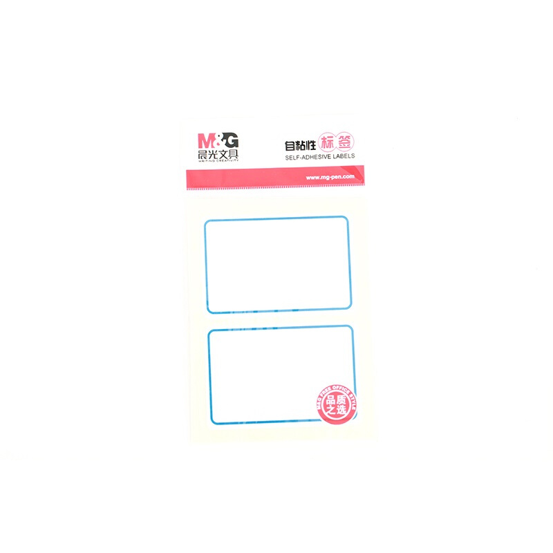 晨光（M&G） 自粘性標簽 空白不干膠貼紙 (YT-10  10張*6枚/包)_http://www.bzsa.cn/img/images/C201906/1561714362761.jpg