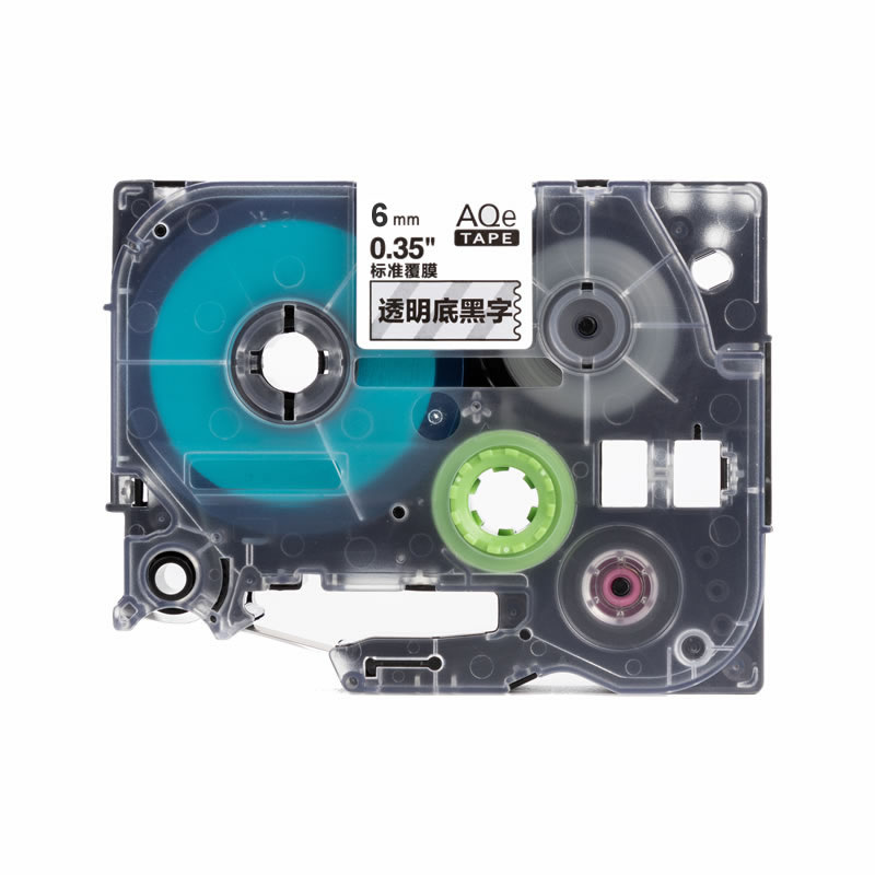 愛墨 AQe-151（24mm）標準覆膜標簽打印機色帶 紅底黑字_http://www.bzsa.cn/img/images/C201907/1564048856358.jpg