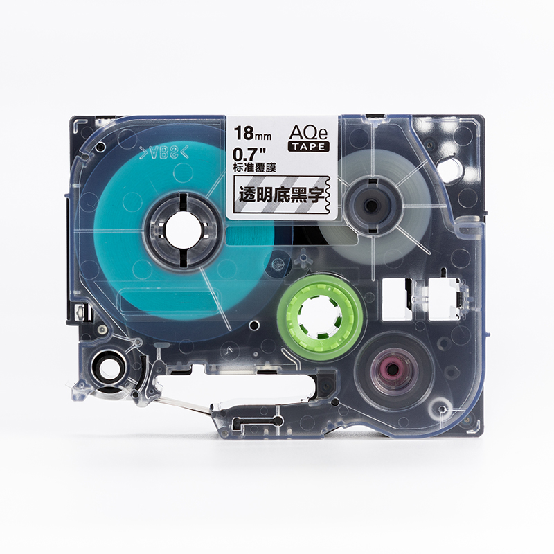愛墨 AQe-151（24mm）標準覆膜標簽打印機色帶 紅底黑字_http://www.bzsa.cn/img/images/C201907/1564048856414.jpg