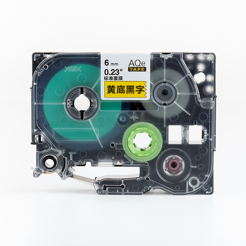 愛墨 AQe-661（36mm）標(biāo)準(zhǔn)覆膜標(biāo)簽打印機(jī)色帶 白底黑字