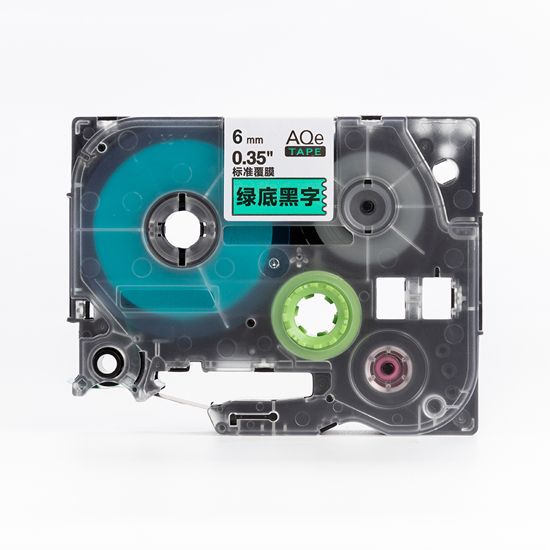 愛墨 AQe-641（18mm）標準覆膜標簽打印機色帶  白底黑字_http://www.bzsa.cn/img/images/C201907/1564102988880.jpg