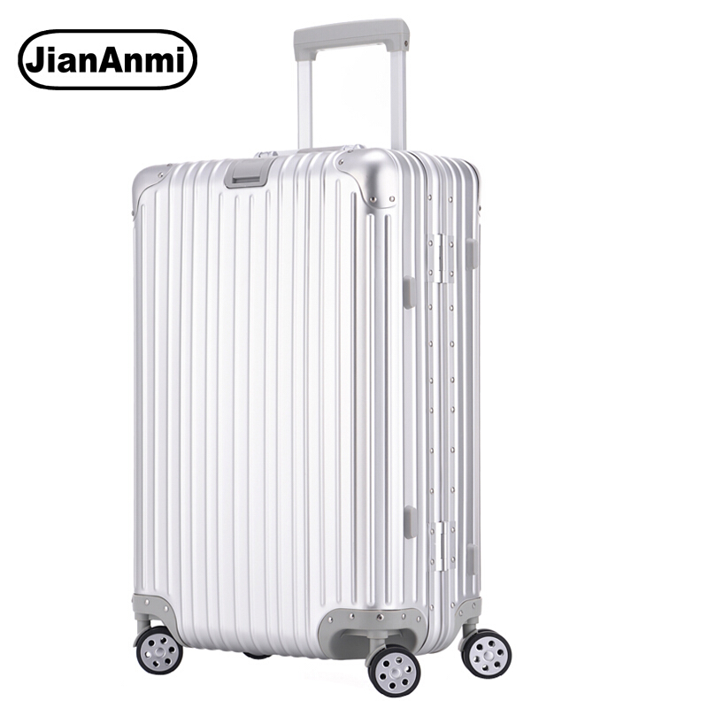 JianAnmi 全鋁鎂合金復(fù)古登機(jī)箱24英寸