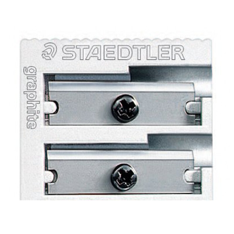 施德樓（Staedtler）卷筆刀金屬全鋼制轉(zhuǎn)筆刀削筆刀筆刨雙孔51020_http://www.bzsa.cn/img/images/C201911/1574906854298.jpg