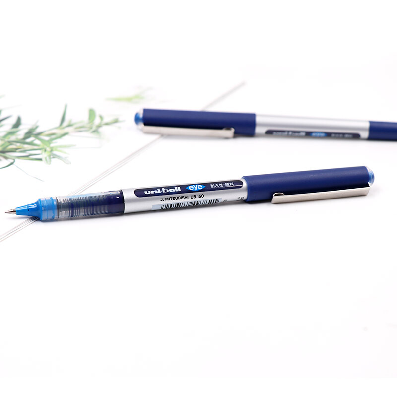 三菱（uni）UB-150（可透視）中性筆 簽字筆0.5mm 單支 (藍(lán)色) _http://www.bzsa.cn/img/images/C202007/1594785753245.jpg