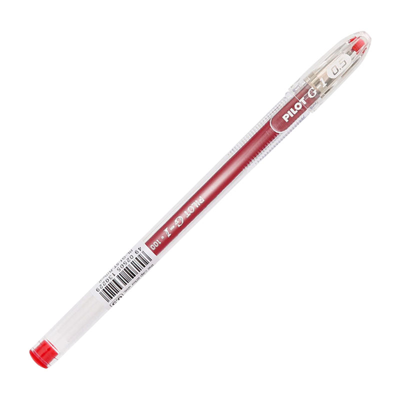 百樂（PILOT）BL-G1-5T 子彈頭中性筆啫喱筆 簽字筆0.5mm/12支裝（紅色）_http://www.bzsa.cn/img/images/C202009/1598929016661.jpg