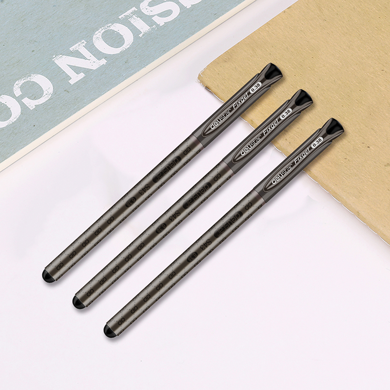 得力（deli）S43 財(cái)務(wù)專用中性筆 黑色簽字筆 0.38mm 12支盒_http://www.bzsa.cn/img/images/C202009/1599443882367.jpg