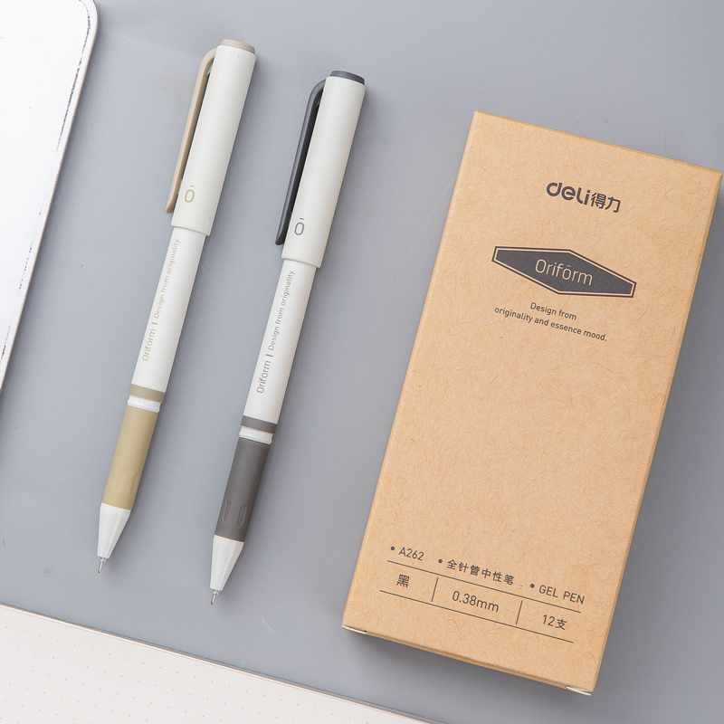 得力（deli）A262 零系中性筆 黑色簽字筆 0.38mm 12支/盒_http://www.bzsa.cn/img/images/C202009/1599449462208.jpg