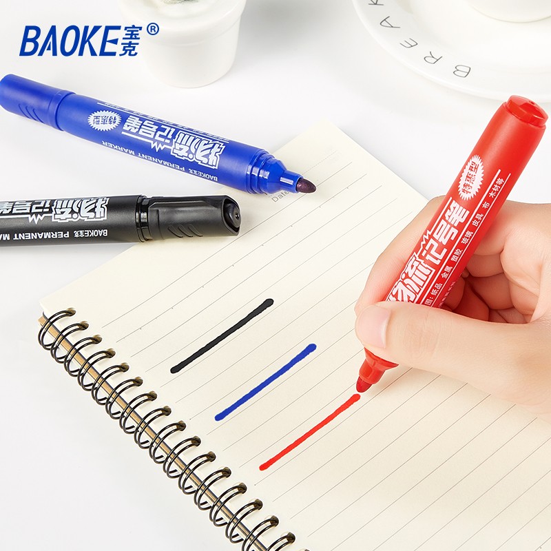 寶克（BAOKE） MP-291 油性快干物流記號筆 黑色 12支/盒_http://www.bzsa.cn/img/images/C202009/1599724029105.jpg