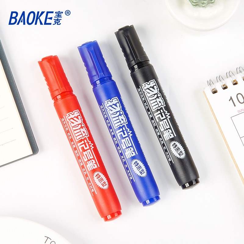 寶克（BAOKE） MP-291 油性快干物流記號筆 黑色 12支/盒_http://www.bzsa.cn/img/images/C202009/1599724030692.jpg