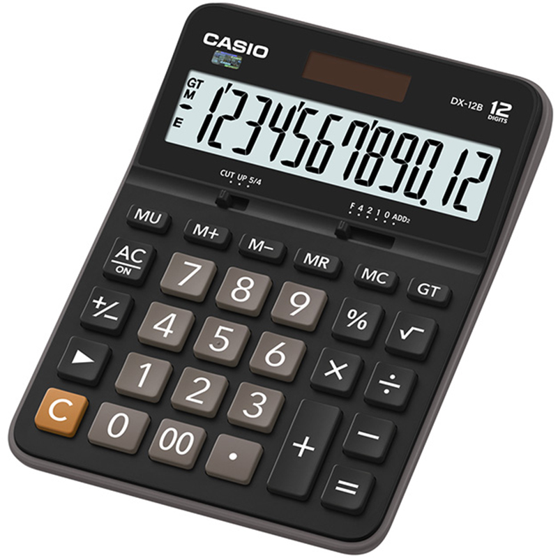 卡西歐（CASIO） DX-12B 商務(wù)計算器 大型機 黑色 DX-12S升級款_http://www.bzsa.cn/img/images/C202009/1600671376593.jpg