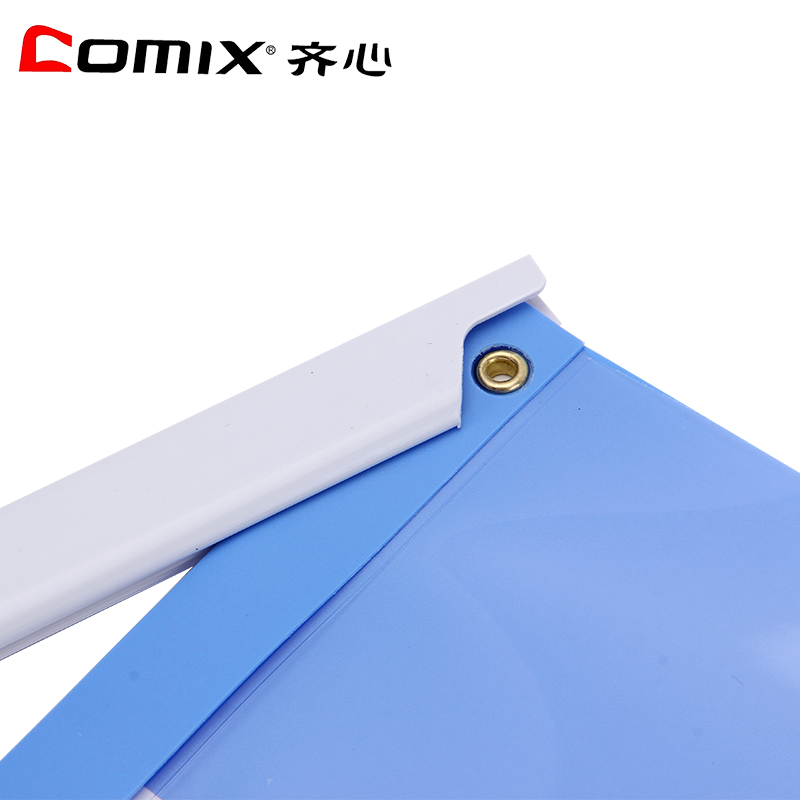 齊心（COMIX） QW324A 辦公必備拉邊桿 報(bào)告夾 A4 10張 單個(gè)裝_http://www.bzsa.cn/img/images/C202010/1603684386370.jpg