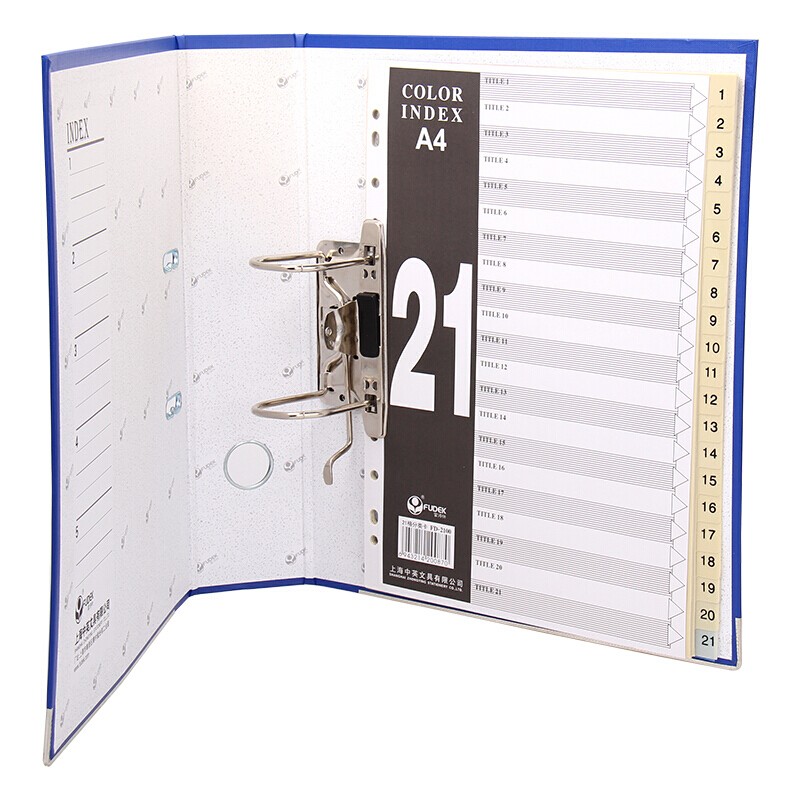 富得快A4索引11孔PP彩色21頁FD2100_http://www.bzsa.cn/img/images/C202012/1607055027846.jpg