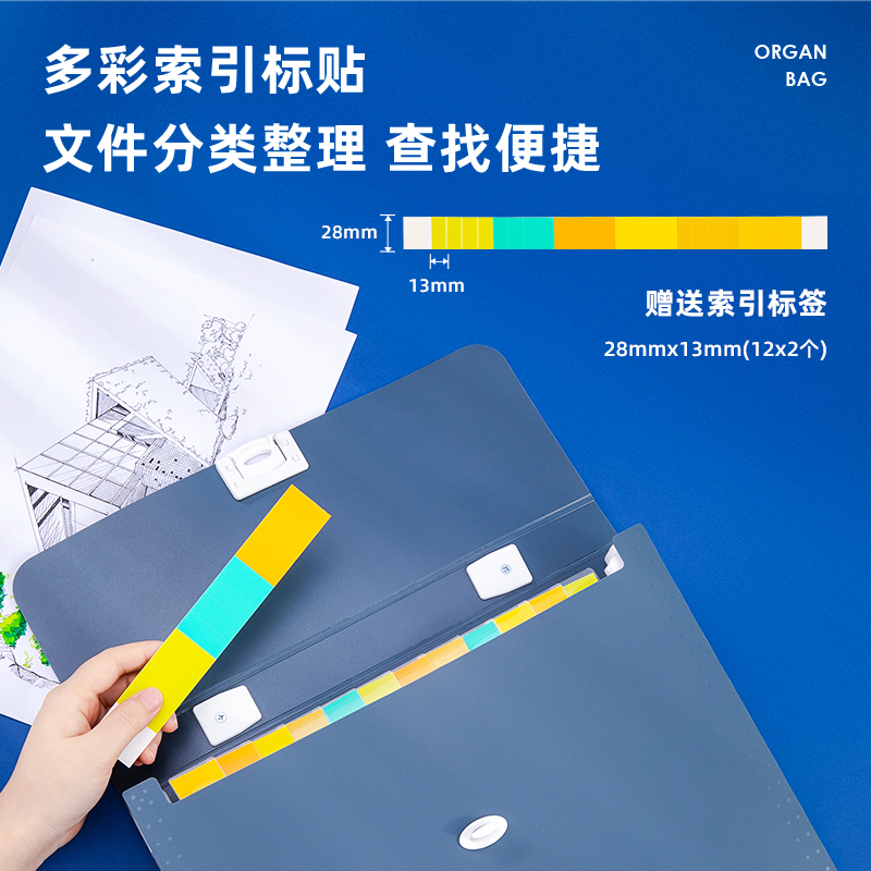 得力(deli)13格A4手提風(fēng)琴包多層文件夾 樂素系列學(xué)生試卷收納袋資料冊(cè)補(bǔ)習(xí)包 淺藍(lán)72593_http://www.bzsa.cn/img/images/C202107/1625818245452.jpg