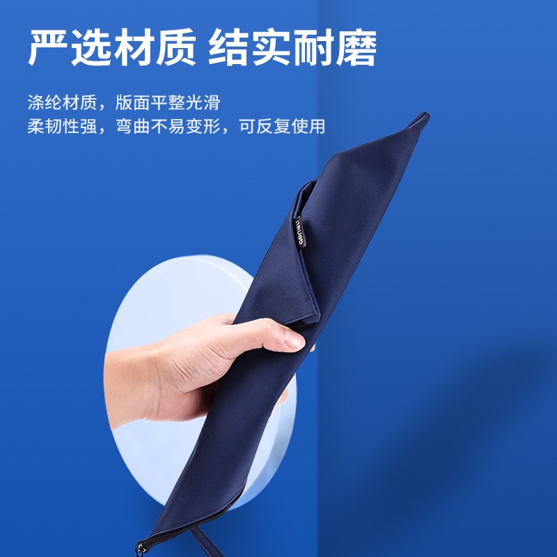 得力（deli）A4拉鏈袋厚文件袋布質(zhì)帆布收納袋 藍色63466_http://www.bzsa.cn/img/images/C202202/1645408348033.jpg