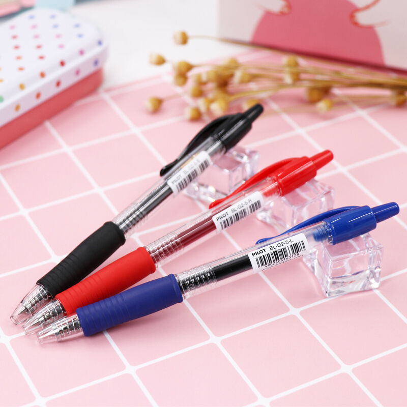 百樂（PILOT）BL-G2-5-R 按動中性筆啫喱筆 簽字筆0.5mm 12支/盒 (紅色) _http://www.bzsa.cn/img/sp/100/fdeea476-667d-4839-a5eb-cd366f0dafd6.jpg