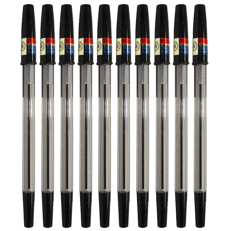 三菱（uni） SA-S 經(jīng)典圓珠筆 超順滑原子筆0.7mm/10支裝 (黑色) 