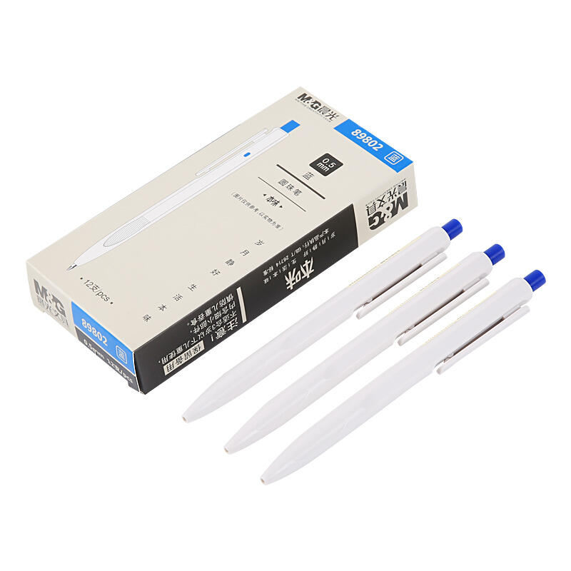 晨光（M&G） ABP89802 本味系列子彈頭按動(dòng)圓珠筆 中油筆 原子筆0.5mm/12支裝（藍(lán)色）_http://www.bzsa.cn/img/sp/101/ec7c97b2-187c-4b5c-85b8-d82a195a2fb7.jpg