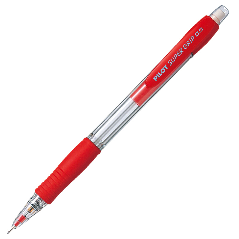 百樂(lè)（PILOT） H-185-SL 自動(dòng)鉛筆 透明筆桿0.5mm（紅色）_http://www.bzsa.cn/img/sp/102/604c20ef-3eef-4db6-adac-6e4c9bd170f8.jpg