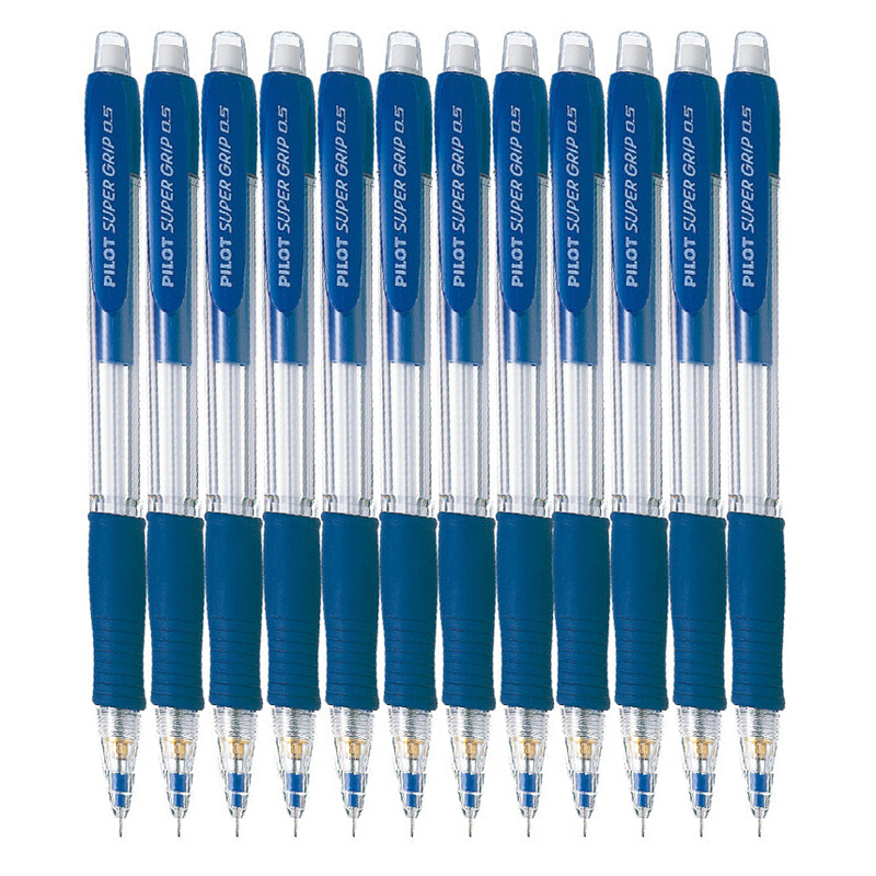 百樂（PILOT） H-185-SL 自動鉛筆 透明筆桿0.5mm（藍(lán)色）