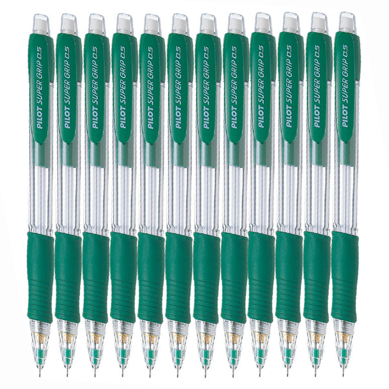 百樂（PILOT） H-185-SL 自動鉛筆 透明筆桿0.5mm（綠色）