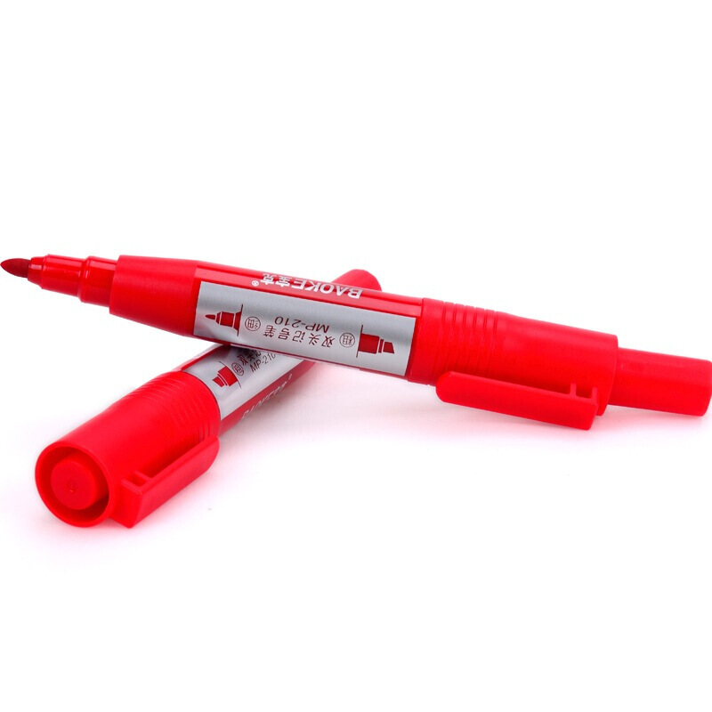 寶克（BAOKE） MP-210 油性大雙頭記號筆 12支/盒（紅色）_http://www.bzsa.cn/img/sp/104/8f3ea425-825c-4b8f-8473-f0e58bb29284.jpg