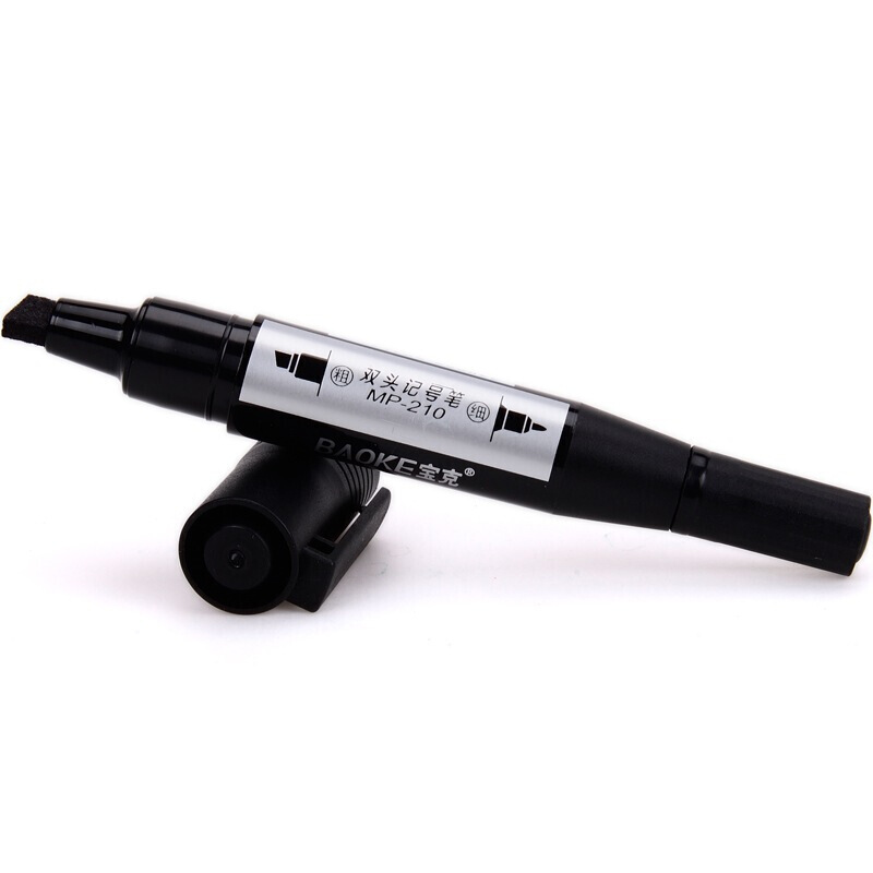 寶克（BAOKE） MP-210 油性大雙頭記號筆 12支/盒（黑色）_http://www.bzsa.cn/img/sp/104/c8d543d2-e69f-4016-ae82-347c61b2fd43.jpg