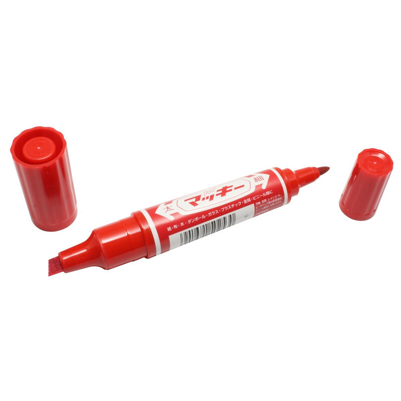 斑馬（ZEBRA） MO-150-MC-BK 大雙頭記號(hào)筆 1支裝 2.0~4.0mm (紅色) 