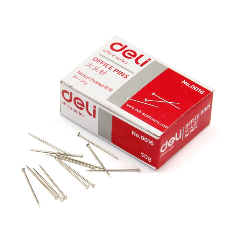 得力（deli） 0019 辦公專用3號鍍鎳裝大頭針 100枚盒 （單盒裝）_http://www.bzsa.cn/img/sp/160/1ef5ebdb-41fe-420a-b521-f93c39ef6bb0.jpg