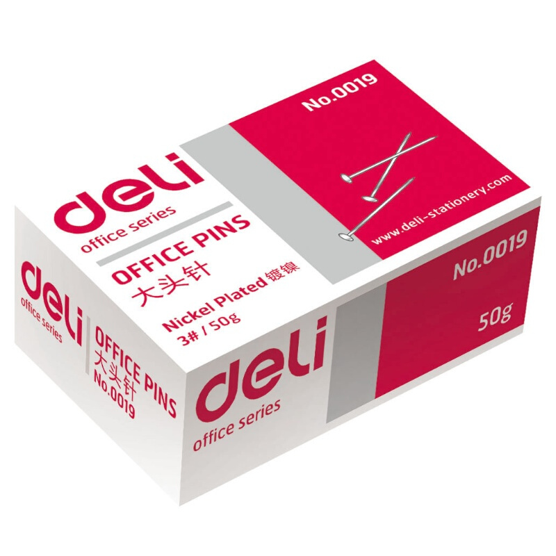 得力（deli） 0019 辦公專用3號鍍鎳裝大頭針 100枚盒 （單盒裝）_http://www.bzsa.cn/img/sp/160/6b20f41f-3ba9-4e44-ada6-ec62c8656187.jpg