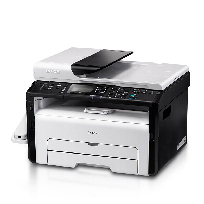 理光（Ricoh） SP221SF 黑白激光一體機(jī) A4幅面（打印/復(fù)印/傳真/掃描）_http://www.bzsa.cn/img/sp/1717/a3451ebd-74b7-49d3-9abd-6c69d5dd20f3.jpg