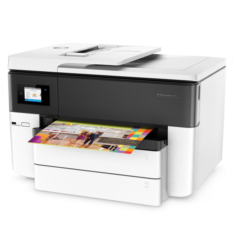 惠普（HP） OfficeJet Pro 7740 多功能噴墨一體機(jī) (雙層紙盒,高配) _http://www.bzsa.cn/img/sp/1719/b23096b8-0fdb-4307-ba18-e22635f958cc.jpg
